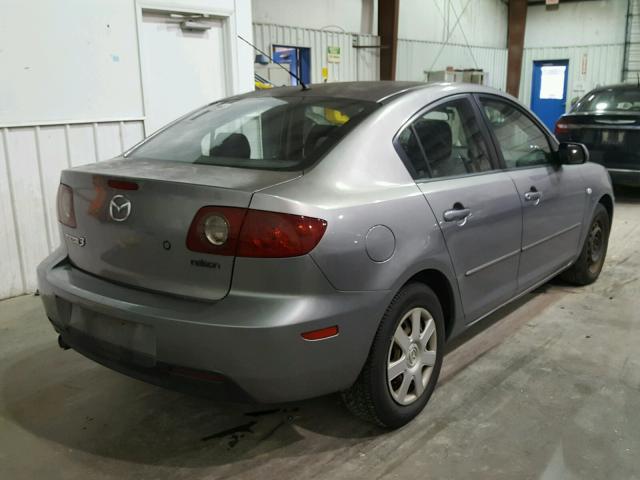 JM1BK12FX61431247 - 2006 MAZDA 3 I SILVER photo 4