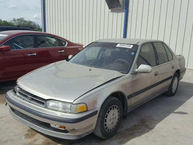 1HGCB7653MA024572 - 1991 HONDA ACCORD LX CREAM photo 2