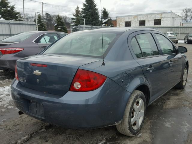 1G1AK55F967754564 - 2006 CHEVROLET COBALT LS BLUE photo 4