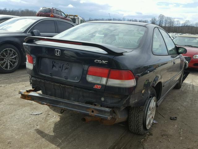 1HGEM1156XL083812 - 1999 HONDA CIVIC SI BLACK photo 4