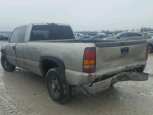 1GCGC29U6YE303323 - 2000 CHEVROLET SILVERADO BROWN photo 3