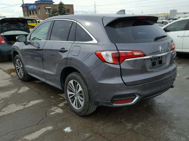 5J8TB4H76HL007207 - 2017 ACURA RDX ADVANC GRAY photo 3