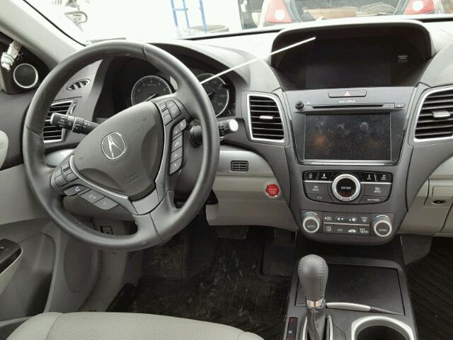 5J8TB4H76HL007207 - 2017 ACURA RDX ADVANC GRAY photo 9