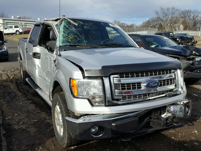 1FTFW1ET1EFA94752 - 2014 FORD F150 SUPER SILVER photo 1