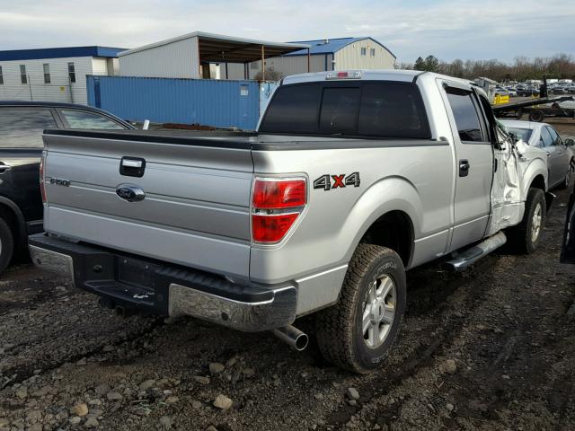 1FTFW1ET1EFA94752 - 2014 FORD F150 SUPER SILVER photo 4