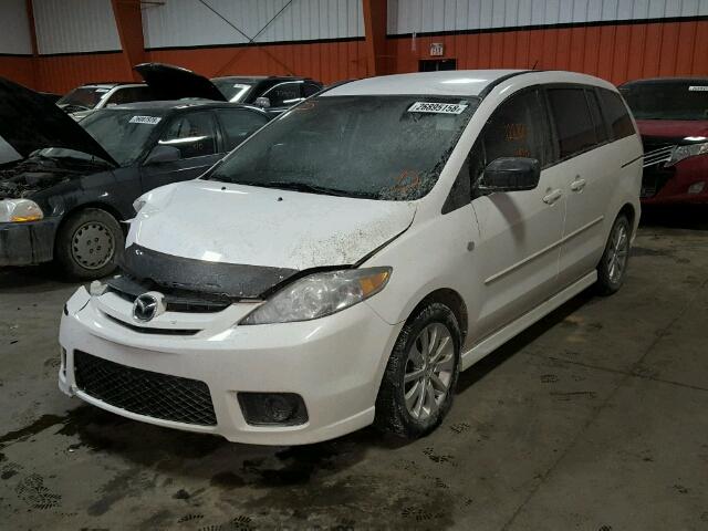 JM1CR193470160415 - 2007 MAZDA 5 WHITE photo 2