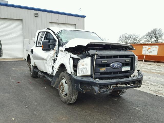 1FT7X3B65EEB69230 - 2014 FORD F350 SUPER WHITE photo 1