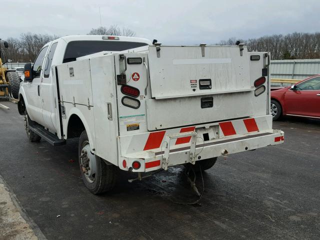 1FT7X3B65EEB69230 - 2014 FORD F350 SUPER WHITE photo 3