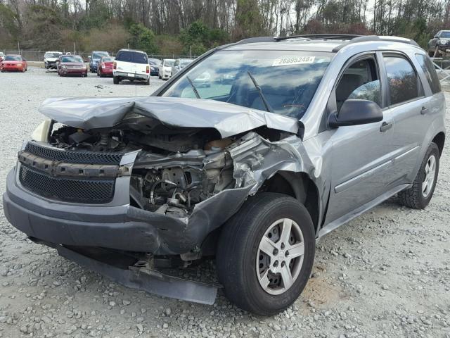 2CNDL13F356127513 - 2005 CHEVROLET EQUINOX LS SILVER photo 2