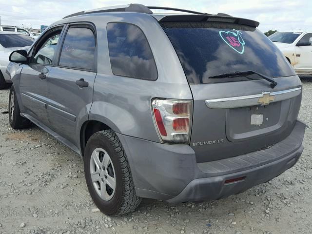 2CNDL13F356127513 - 2005 CHEVROLET EQUINOX LS SILVER photo 3