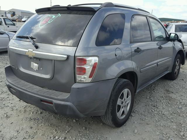 2CNDL13F356127513 - 2005 CHEVROLET EQUINOX LS SILVER photo 4