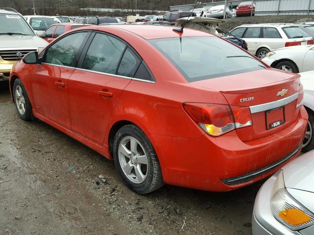 1G1PF5SC4C7336269 - 2012 CHEVROLET CRUZE LT RED photo 3