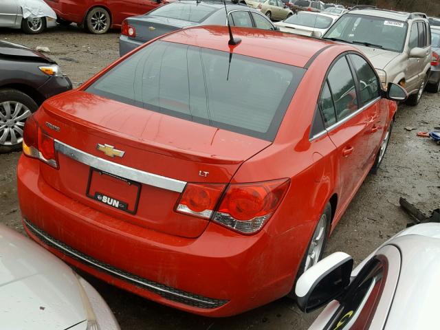 1G1PF5SC4C7336269 - 2012 CHEVROLET CRUZE LT RED photo 4