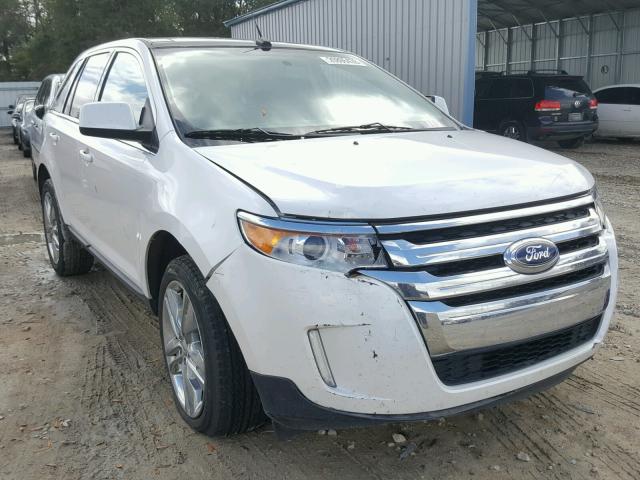 2FMDK3KCXBBA22105 - 2011 FORD EDGE LIMIT WHITE photo 1