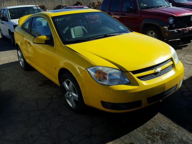 1G1AL15FX77373863 - 2007 CHEVROLET COBALT LT YELLOW photo 1