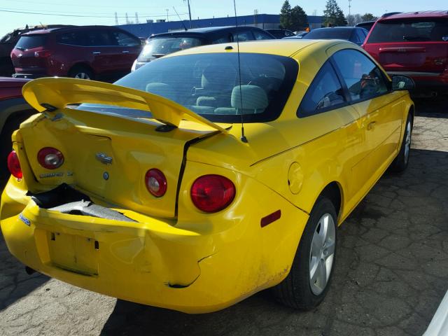 1G1AL15FX77373863 - 2007 CHEVROLET COBALT LT YELLOW photo 4