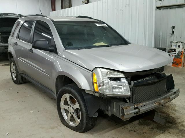 2CNDL23F586063534 - 2008 CHEVROLET EQUINOX LS SILVER photo 1