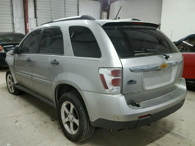 2CNDL23F586063534 - 2008 CHEVROLET EQUINOX LS SILVER photo 3