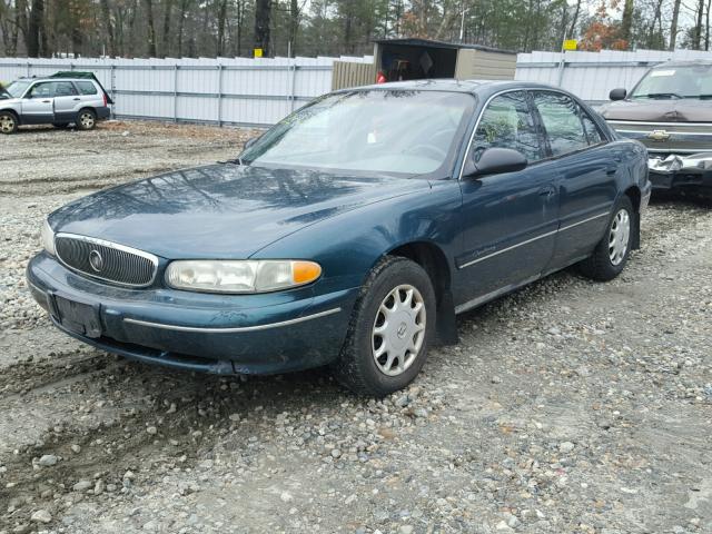 2G4WS52M1W1488613 - 1998 BUICK CENTURY CU GREEN photo 2