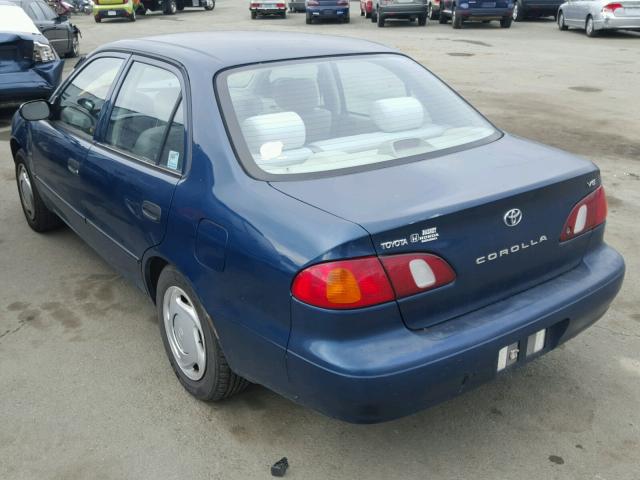 1NXBR12E3WZ082445 - 1998 TOYOTA COROLLA VE BLUE photo 3