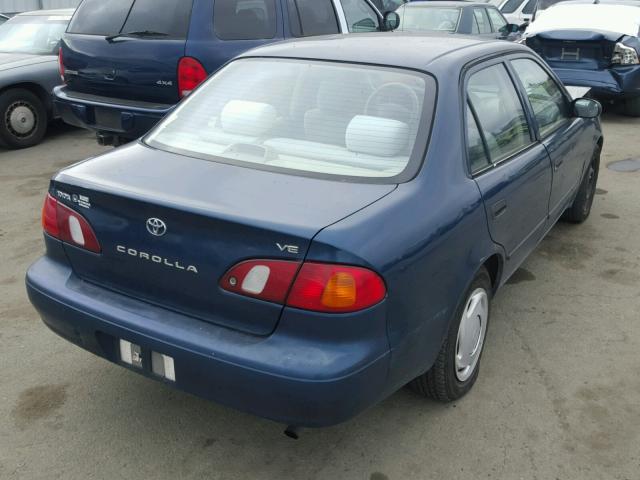 1NXBR12E3WZ082445 - 1998 TOYOTA COROLLA VE BLUE photo 4