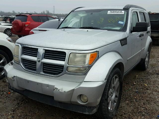 1D8GT58K78W127427 - 2008 DODGE NITRO SLT SILVER photo 2