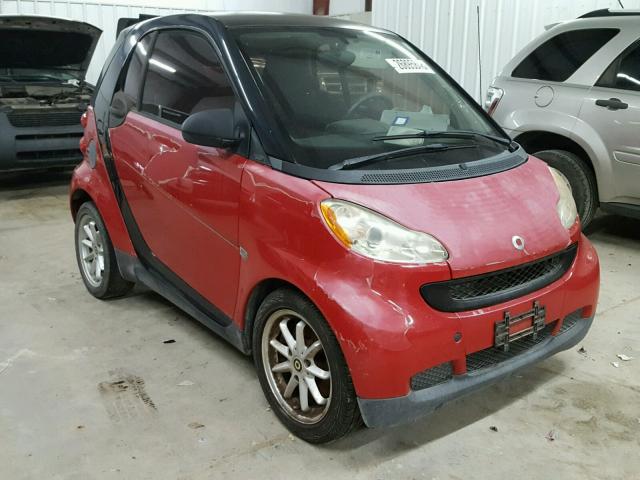 WMEEJ31X89K289227 - 2009 SMART FORTWO PUR RED photo 1