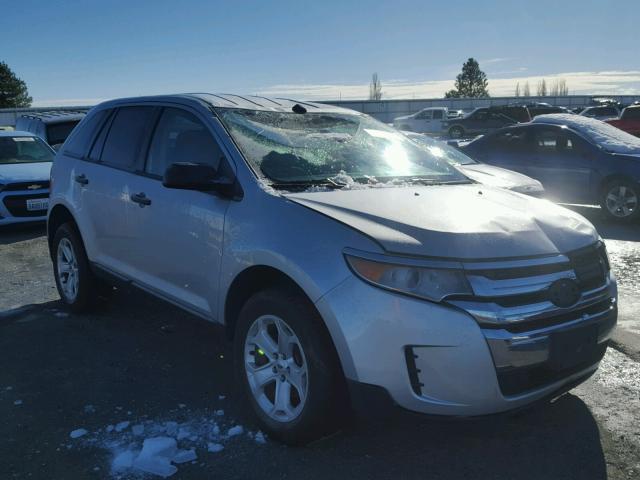 2FMDK4GC1DBB11496 - 2013 FORD EDGE SE SILVER photo 1