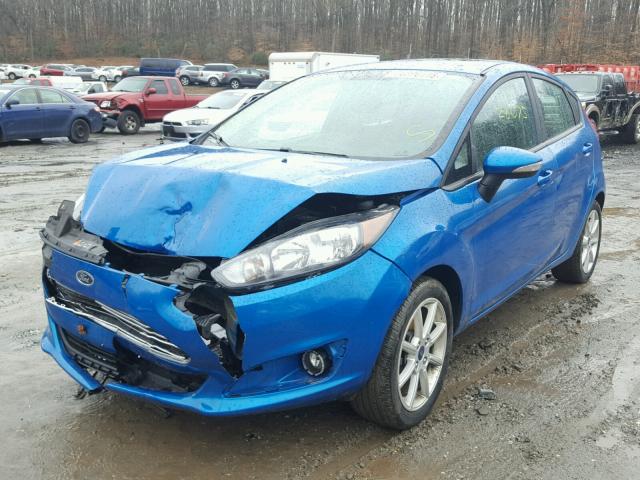 3FADP4EJ0GM184701 - 2016 FORD FIESTA SE BLUE photo 2