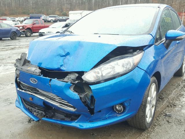 3FADP4EJ0GM184701 - 2016 FORD FIESTA SE BLUE photo 9