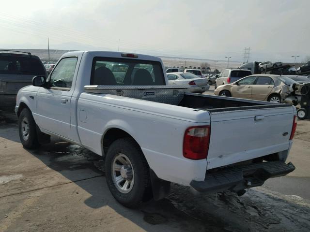 1FTYR10C61PA00909 - 2001 FORD RANGER WHITE photo 3