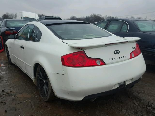 JNKCV54E23M214808 - 2003 INFINITI G35 WHITE photo 3