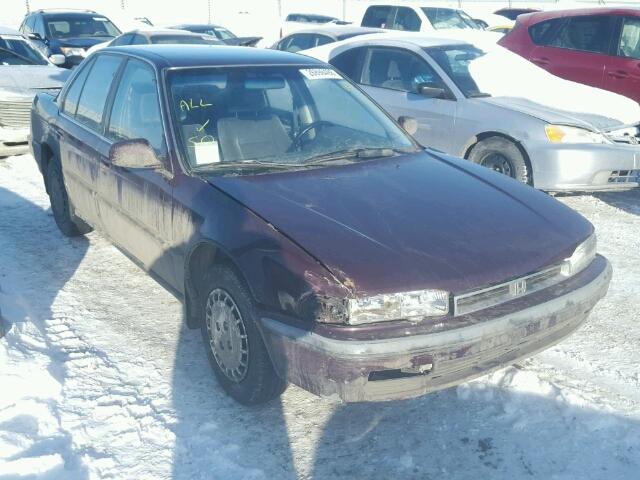 JHMCB7651LC802528 - 1990 HONDA ACCORD LX RED photo 1