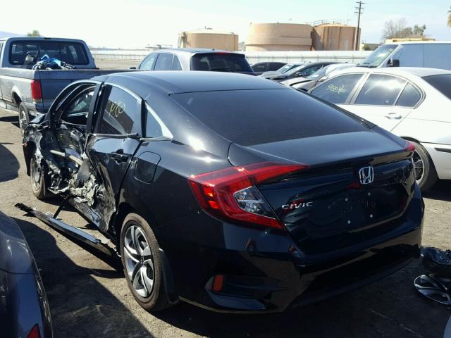 2HGFC2F5XHH504256 - 2017 HONDA CIVIC LX BLACK photo 3