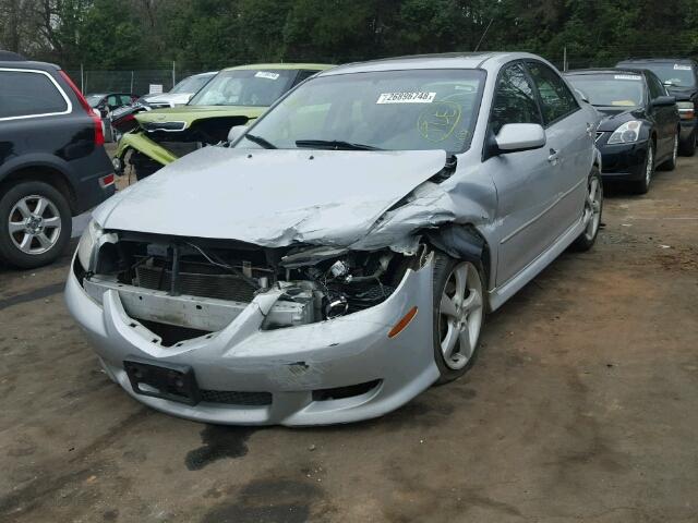 1YVHP80C455M06827 - 2005 MAZDA 6 I SILVER photo 2