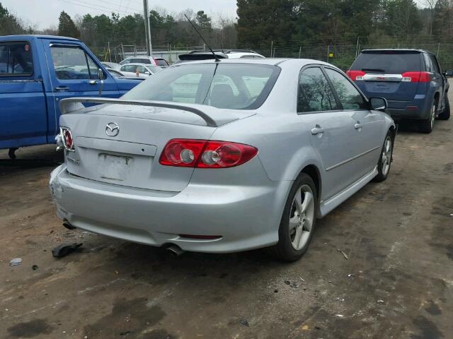 1YVHP80C455M06827 - 2005 MAZDA 6 I SILVER photo 4