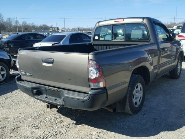 5TENX22N79Z631198 - 2009 TOYOTA TACOMA BEIGE photo 4