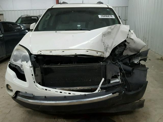 1GKER33738J137207 - 2008 GMC ACADIA SLT WHITE photo 10