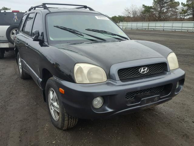 KM8SC73D52U249652 - 2002 HYUNDAI SANTA FE G BLACK photo 1