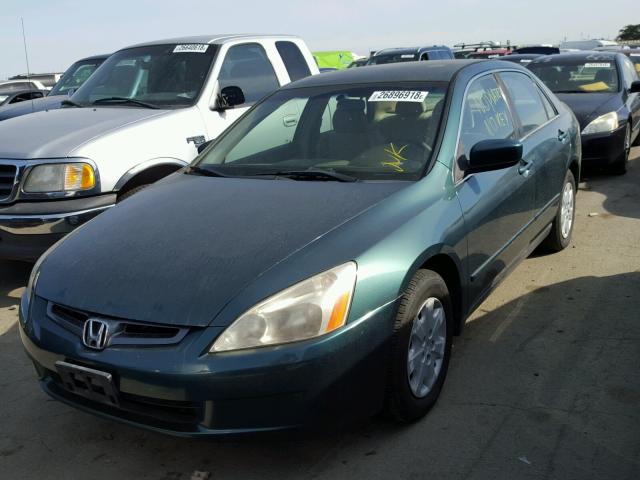 JHMCM563X3C011749 - 2003 HONDA ACCORD LX GREEN photo 2