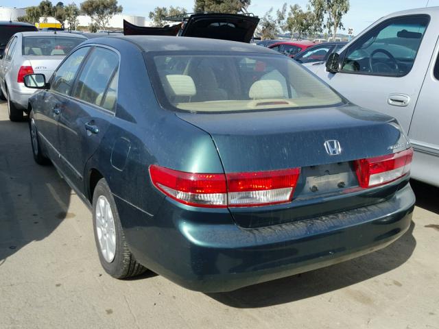 JHMCM563X3C011749 - 2003 HONDA ACCORD LX GREEN photo 3