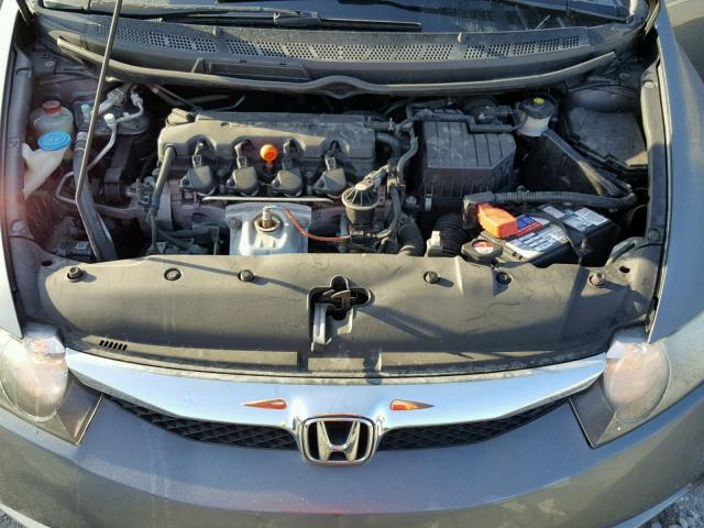 19XFA1F62BE034279 - 2011 HONDA CIVIC LX-S GRAY photo 7