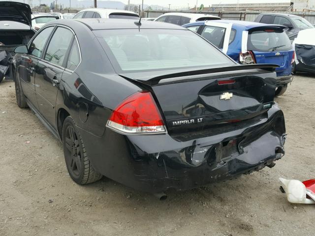 2G1WG5E32D1200404 - 2013 CHEVROLET IMPALA LT BLACK photo 3