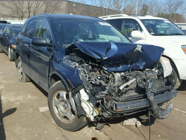 JHLRE48328C057330 - 2008 HONDA CR-V LX BLUE photo 1