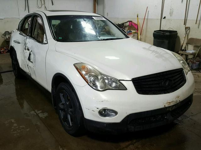 JNKAJ09F38M350542 - 2008 INFINITI EX35 BASE WHITE photo 1