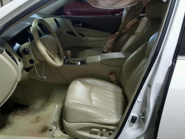 JNKAJ09F38M350542 - 2008 INFINITI EX35 BASE WHITE photo 5