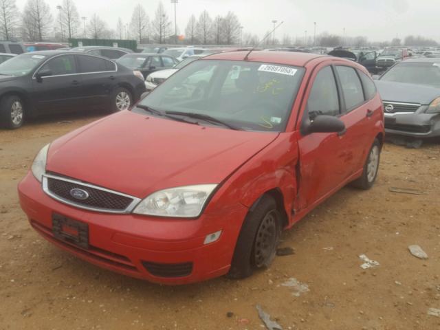 1FAFP37N37W278395 - 2007 FORD FOCUS ZX5 RED photo 2