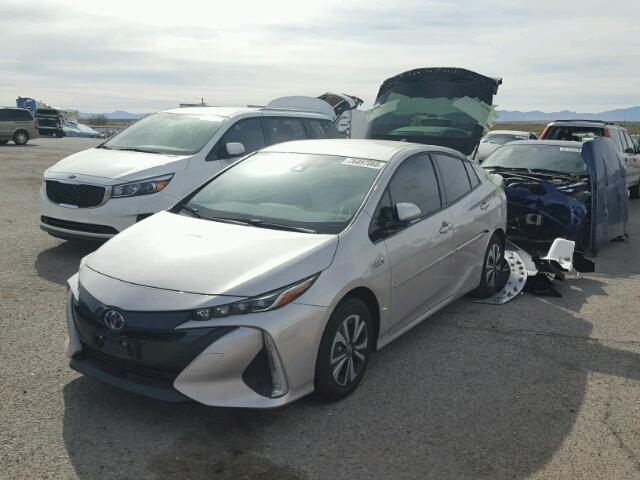 JTDKARFP5H3036694 - 2017 TOYOTA PRIUS PRIM ვერცხლისფერი ფოტო 2