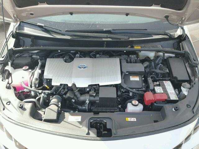 JTDKARFP5H3036694 - 2017 TOYOTA PRIUS PRIM ვერცხლისფერი ფოტო 7