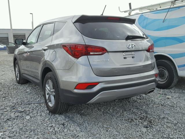 5NMZT3LB7JH060517 - 2018 HYUNDAI SANTA FE S GOLD photo 3